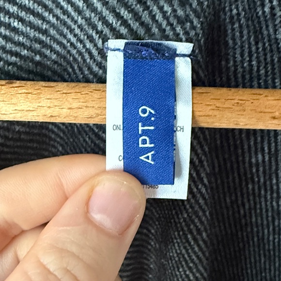 Apt 9 Oversized Colorblock Cozy Shawl Wrap Belted Poncho - Picture 4 of 7